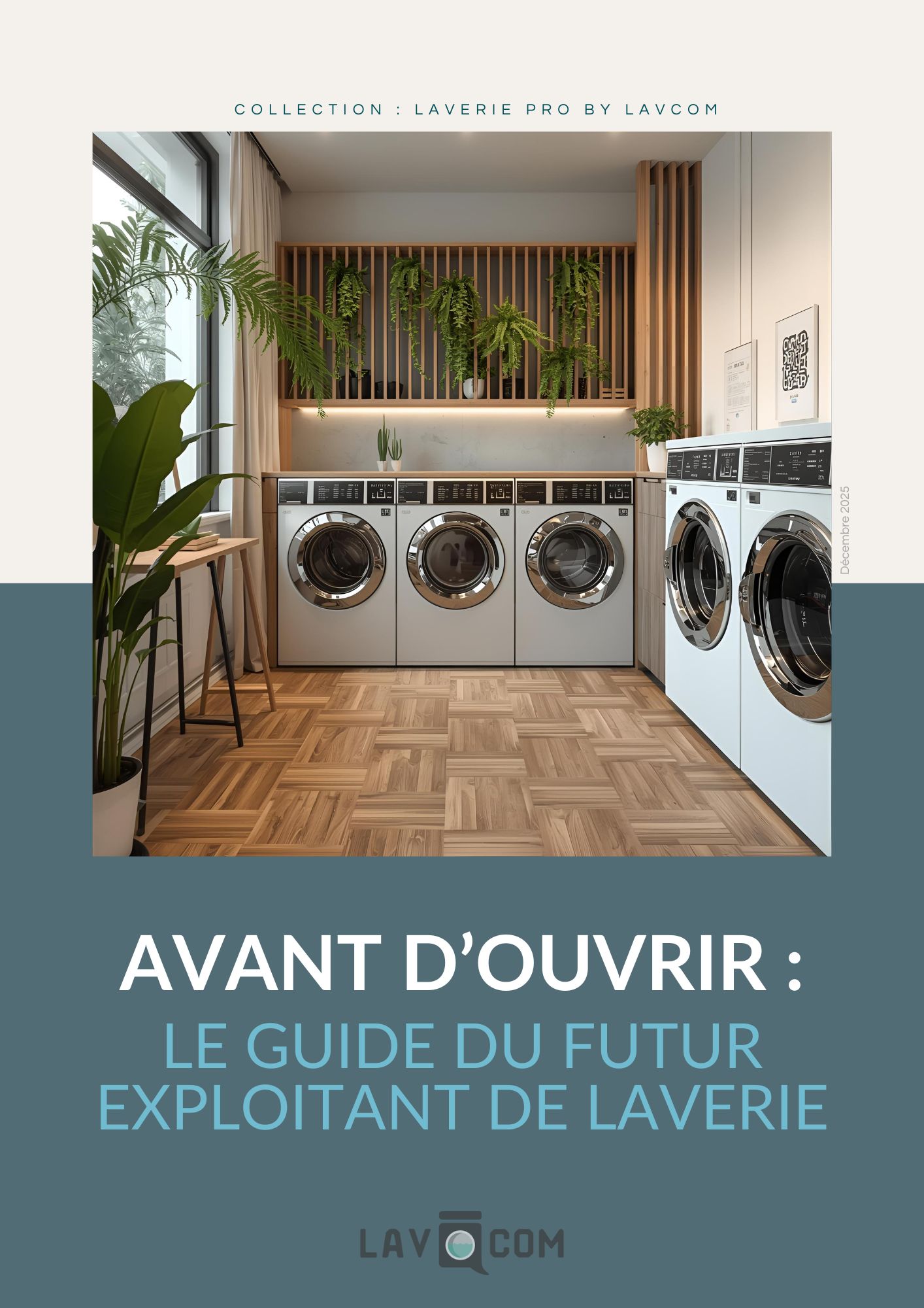 Couverture de la publication Lavcom : Avant d'ouvrir : le guide du futur exploitant de laverie et ses annexes