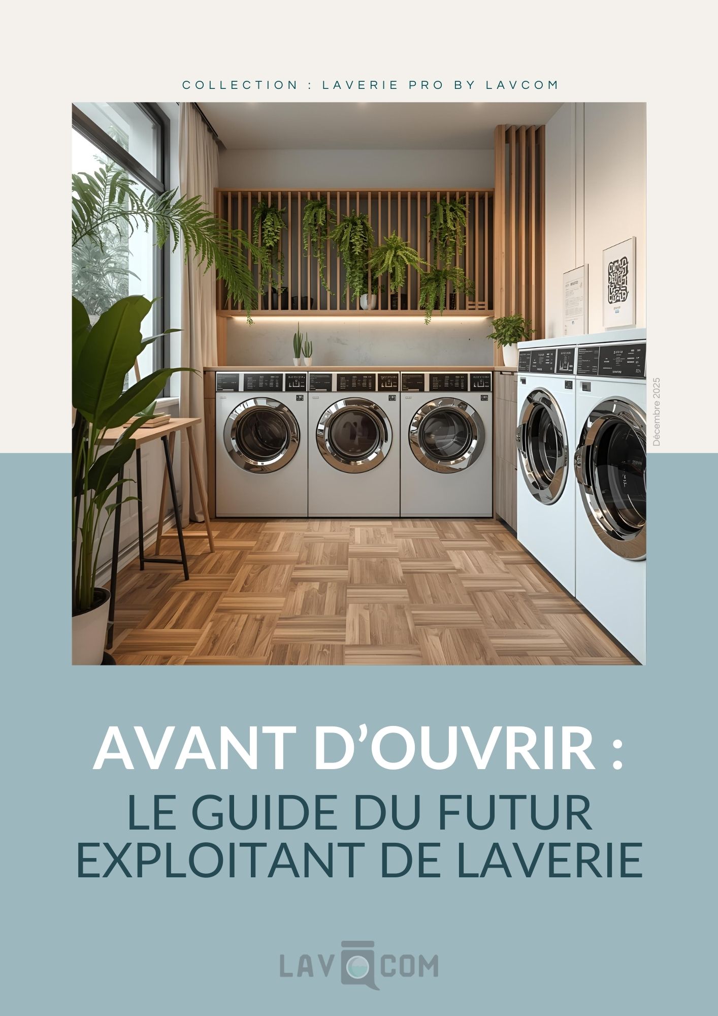Couverture de la publication Lavcom : Avant d'ouvrir : le guide du futur exploitant de laverie